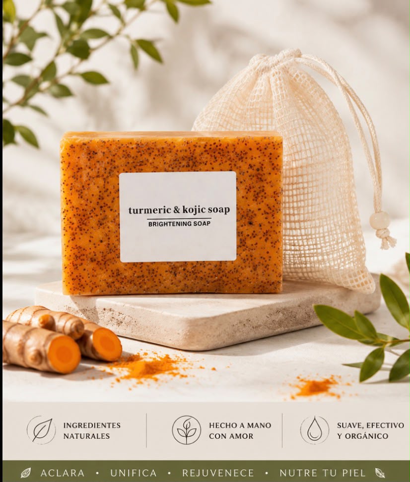 Artisanal Turmeric &amp; Kojic Soap