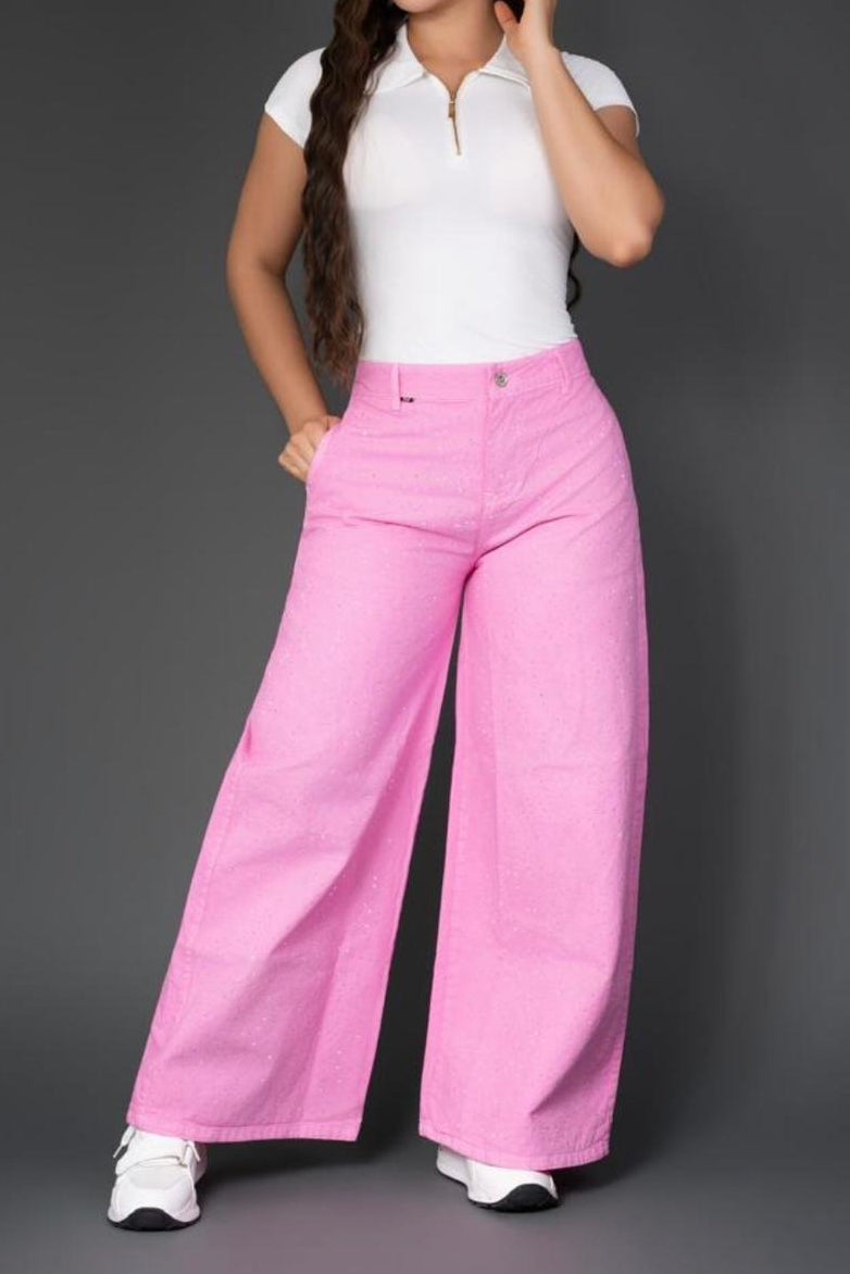 VannyG Pink Baggy Jeans
