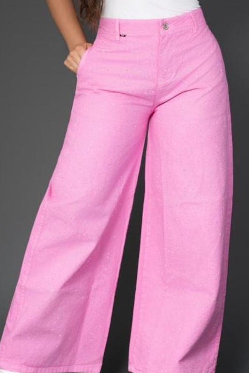 VannyG Pink Baggy Jeans